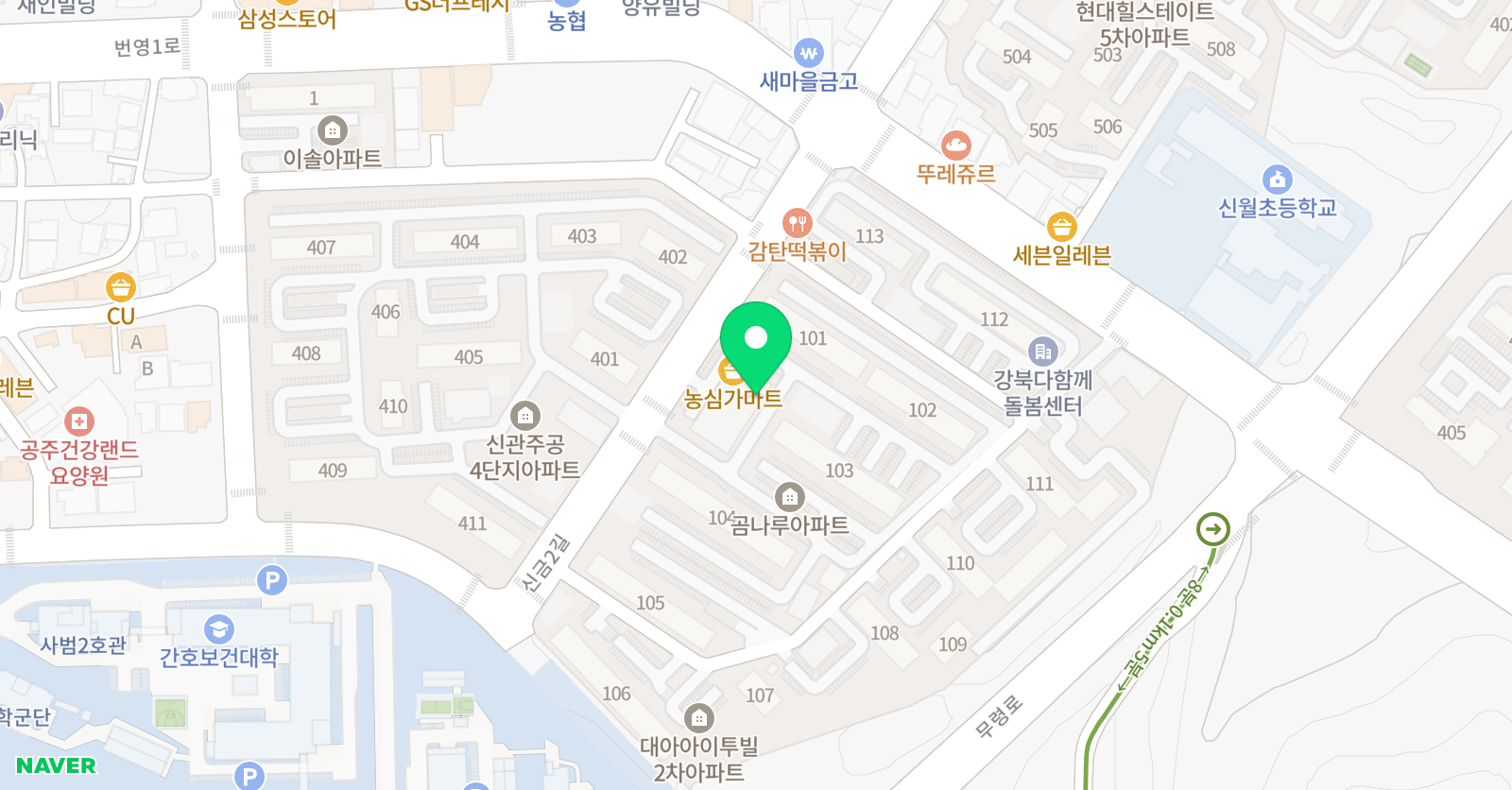 AtoZ 학원 위치