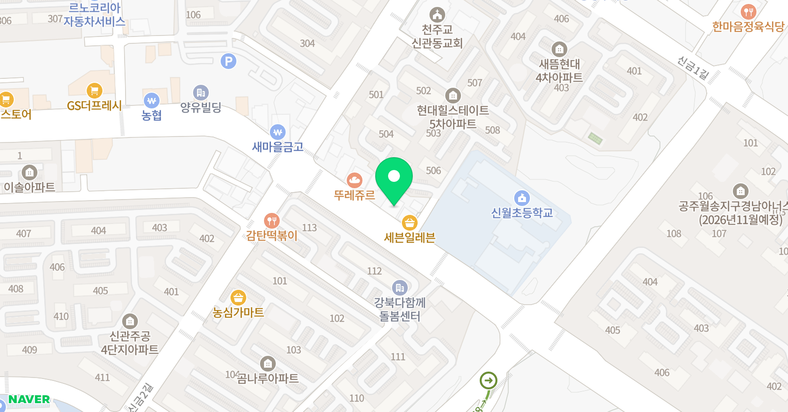 이승배 수학학원 위치