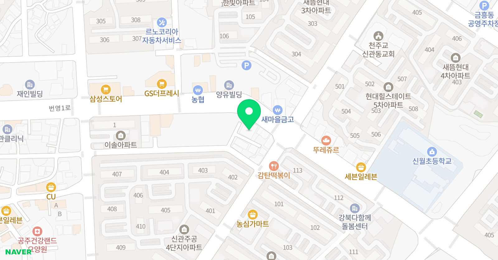 고흐와친구들 미술학원 위치