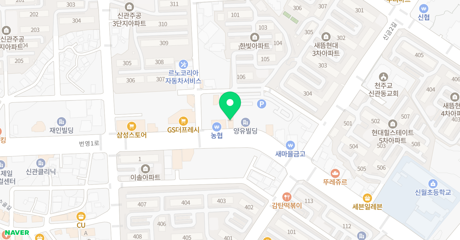 미르 무용학원 위치