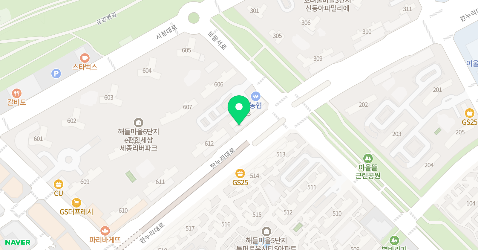 피어오름 영어 위치