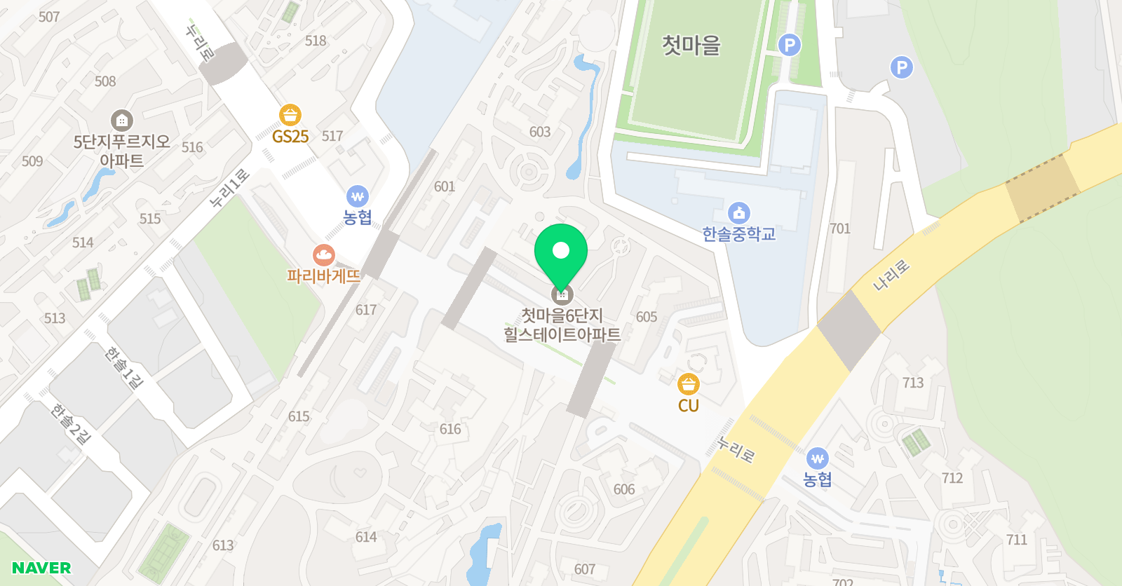 리드인 한솔 한솔점 위치