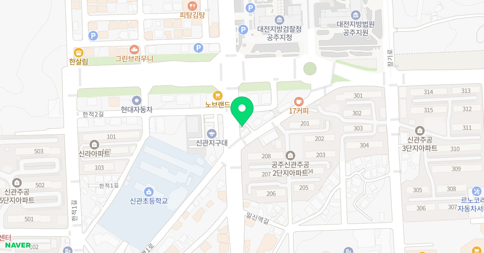 즐거운수학탐구 수학학원 위치