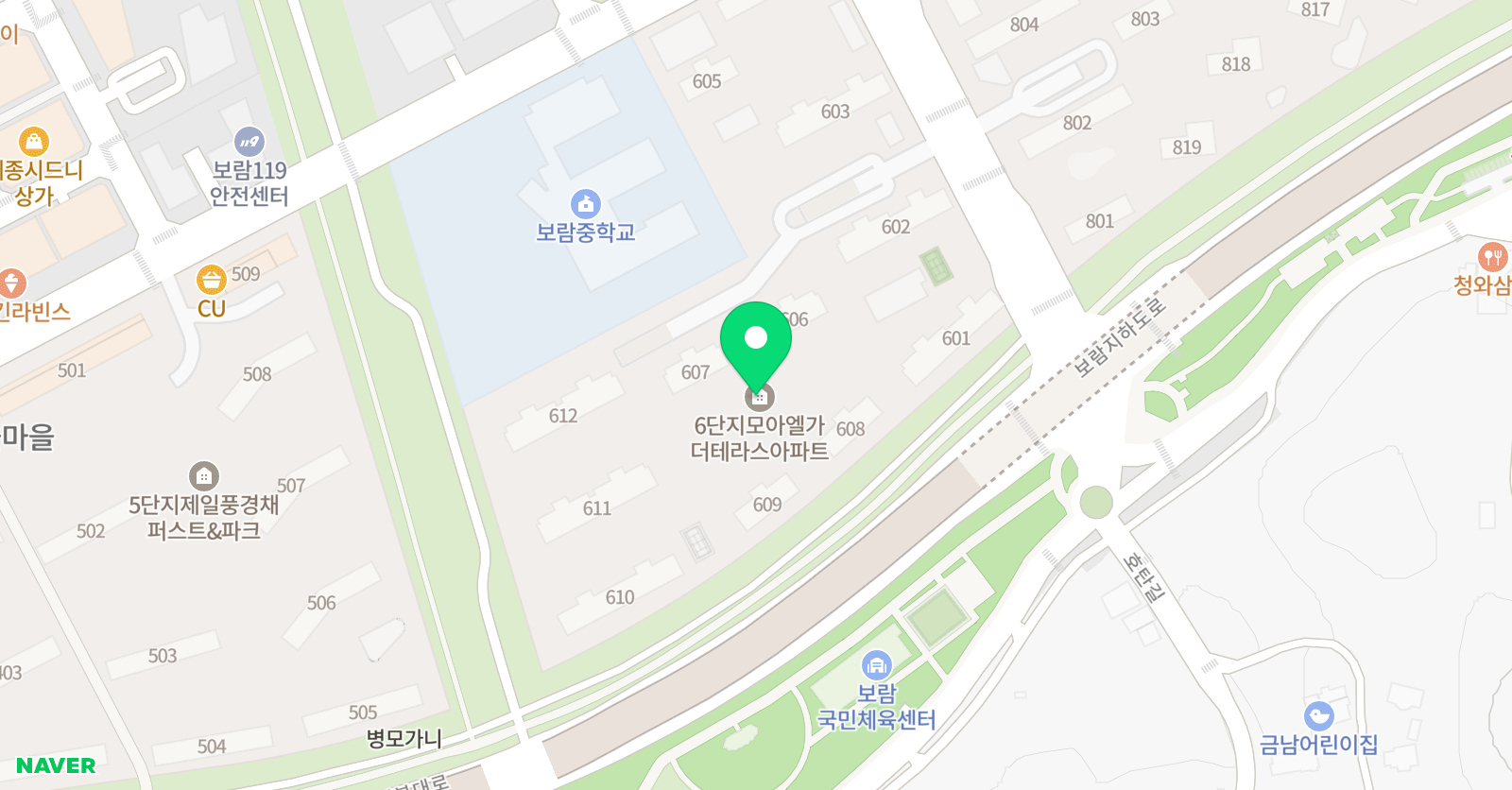 책통클럽 세종 보람모아엘가점 위치