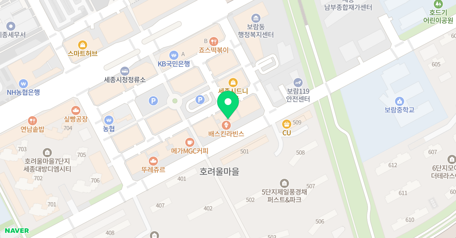 세종 아카데미아 위치