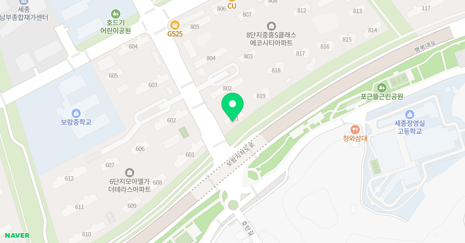 놀작마이아트 에코시티앳홈 위치