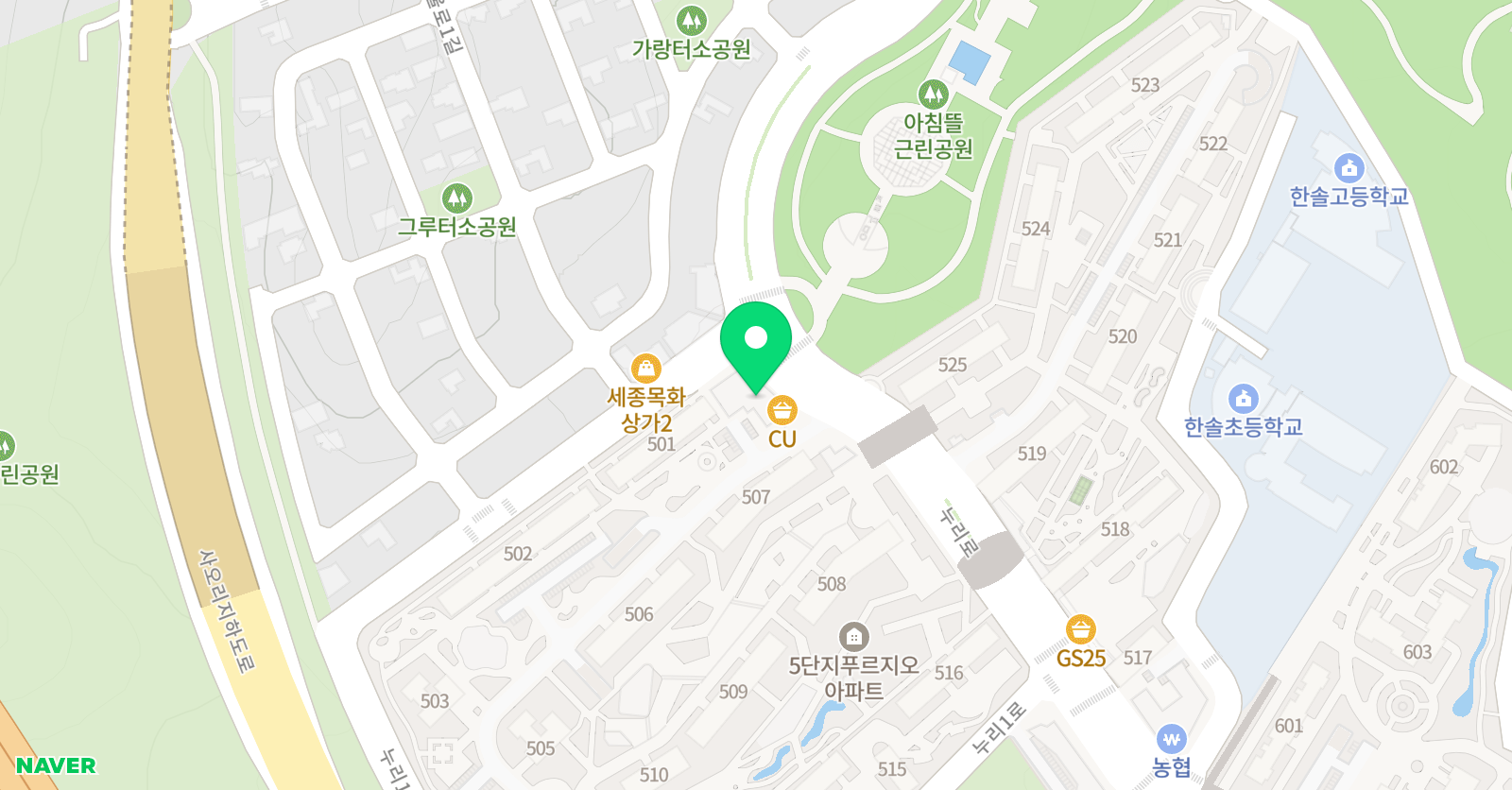 세종홍익 미술학원 위치