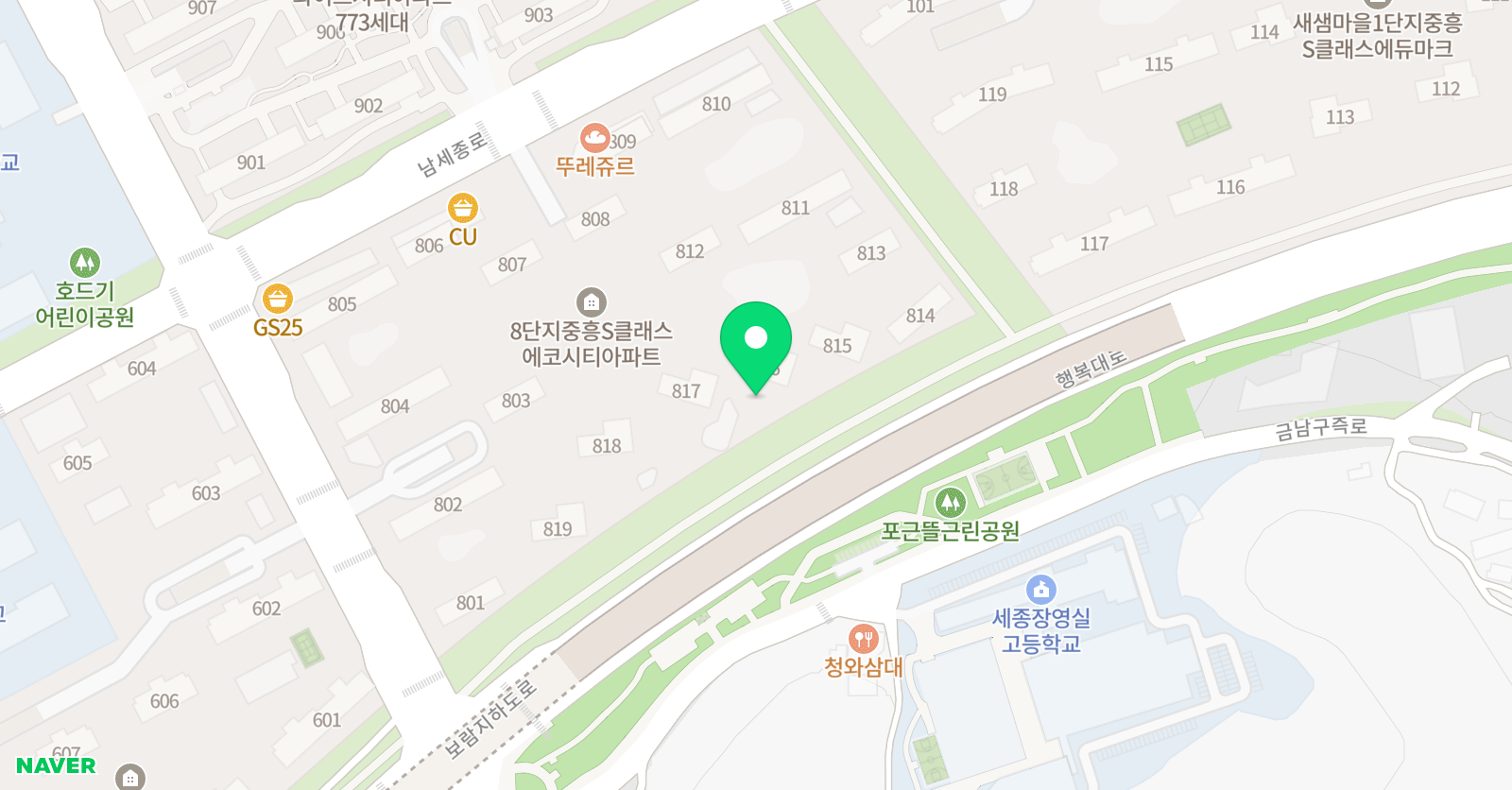 최쌤 수학 위치