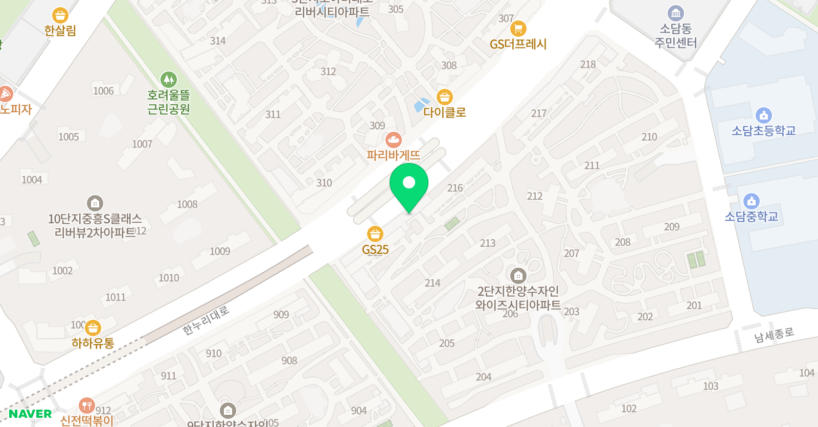 무궁화 태권도장 세종본관 위치