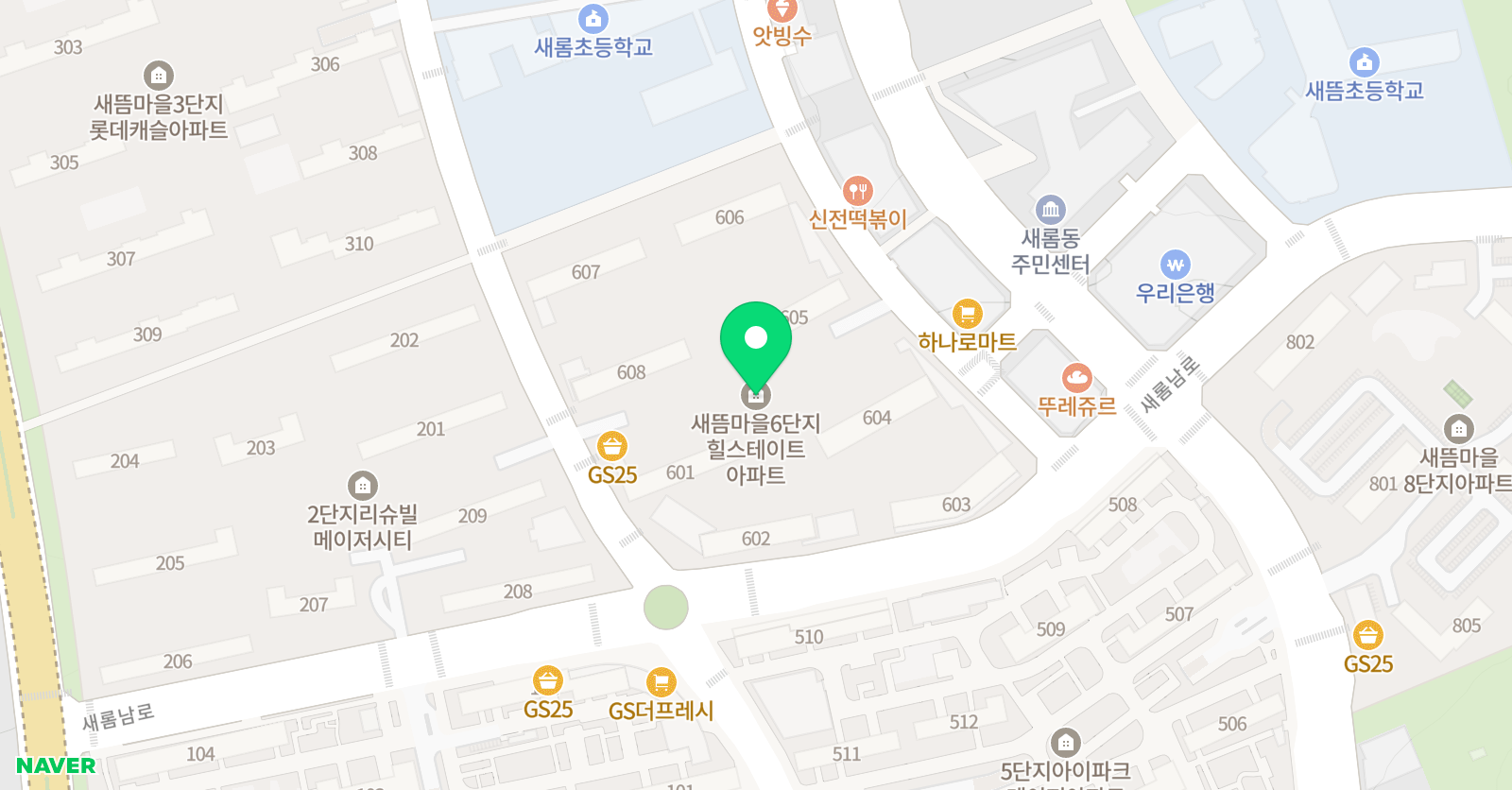 노리아 오감미술교습소 위치