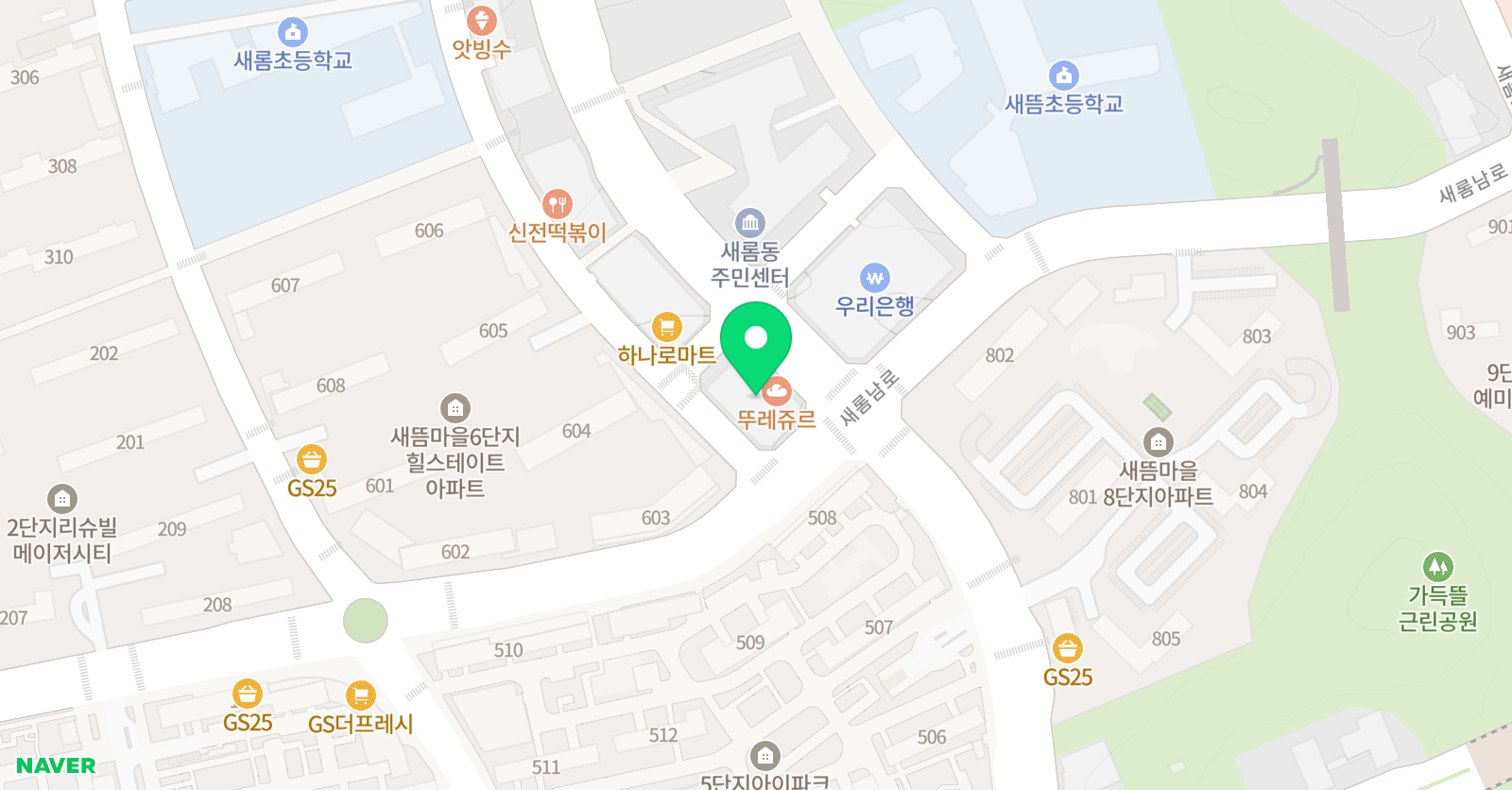 21세기 학원 위치