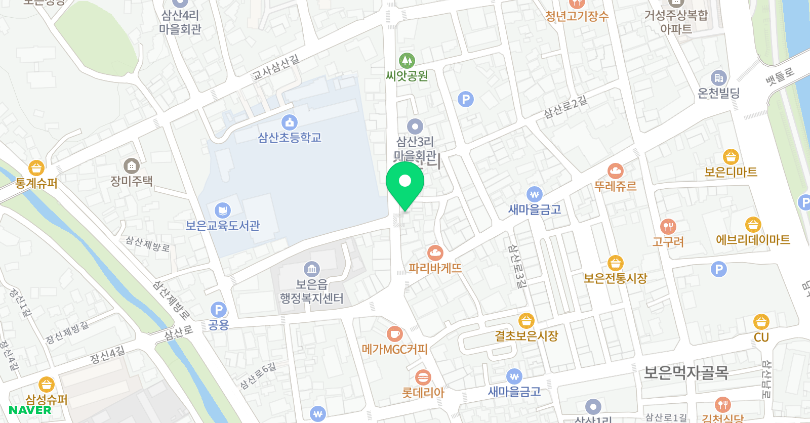 소리숲 음악학원 위치
