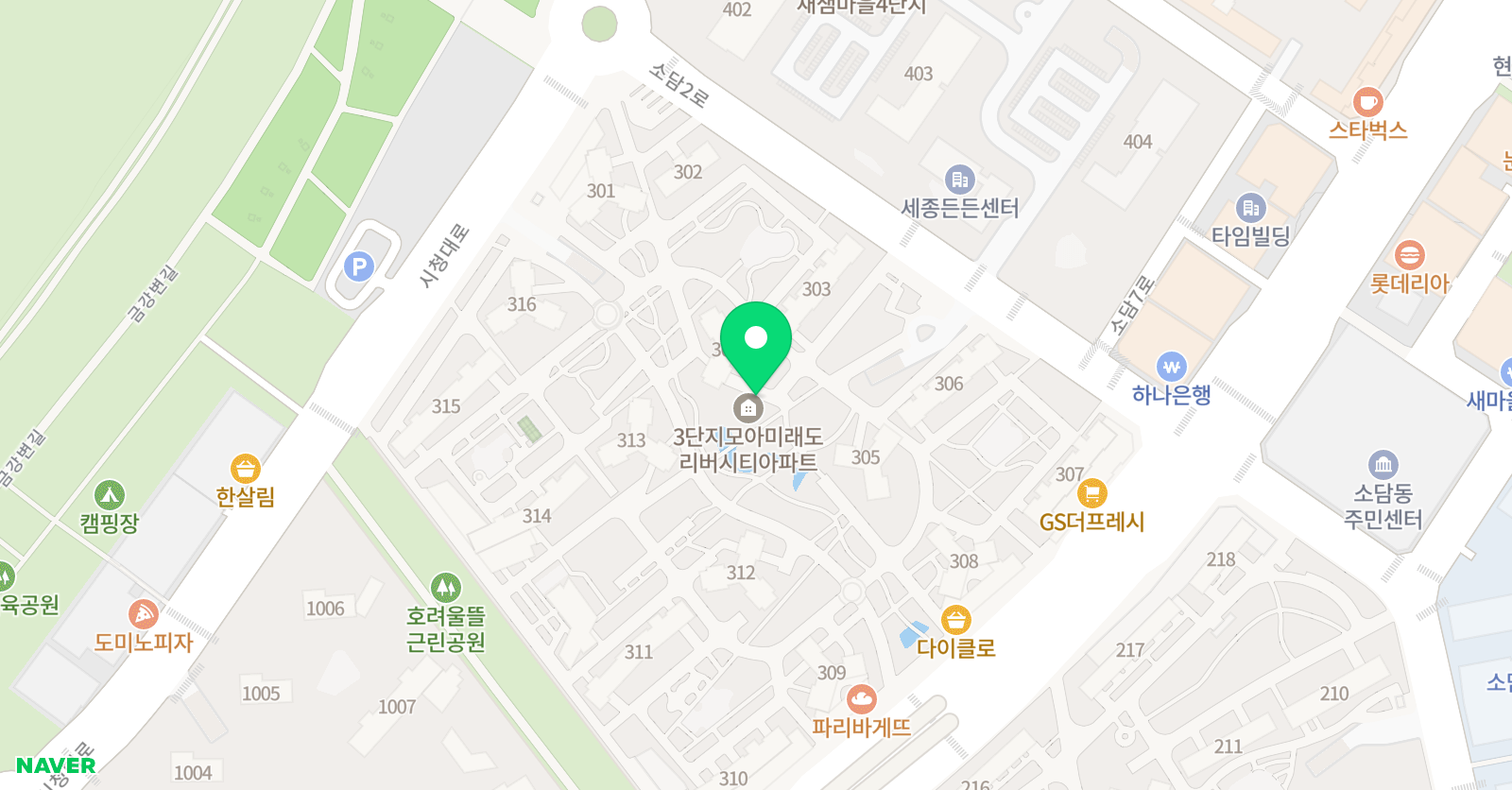 미라클손쌤 영어 위치