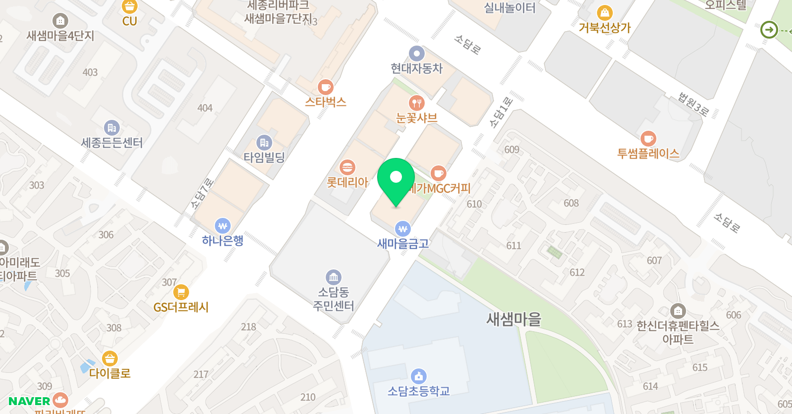 권현수 수학전문학원 위치