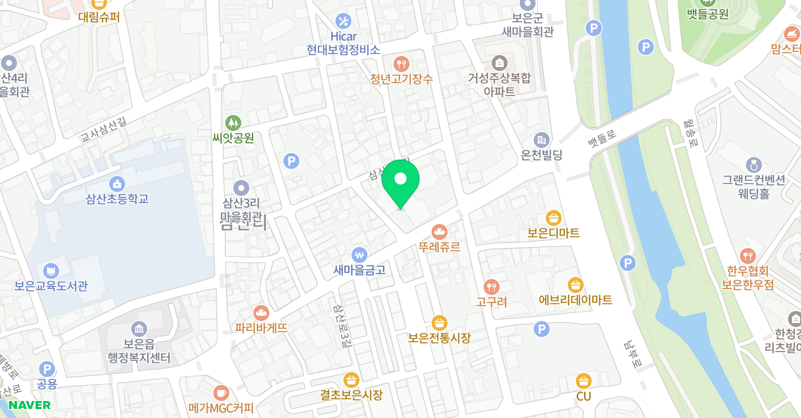 용인대최강 태권도 위치