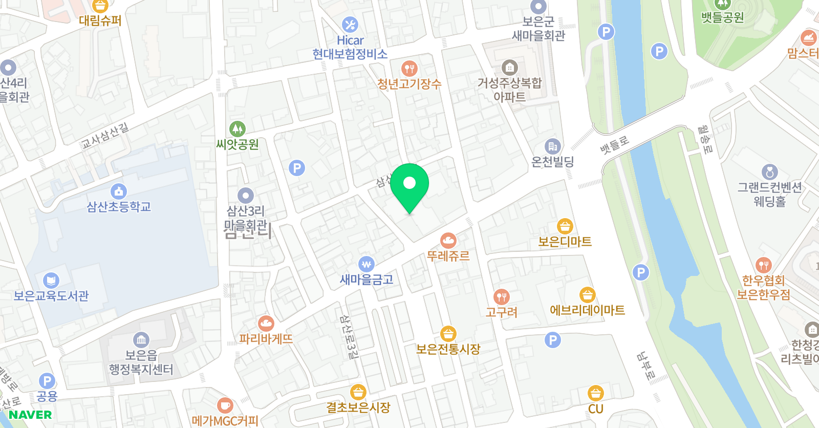 늘품 학원 위치