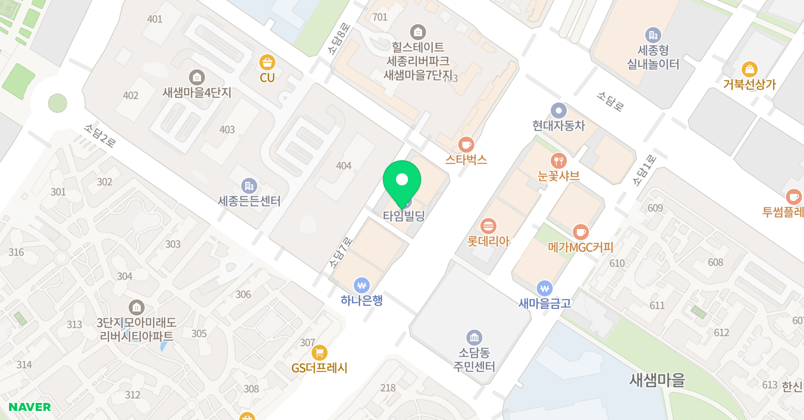 곰곰드럼 음악교습소 위치