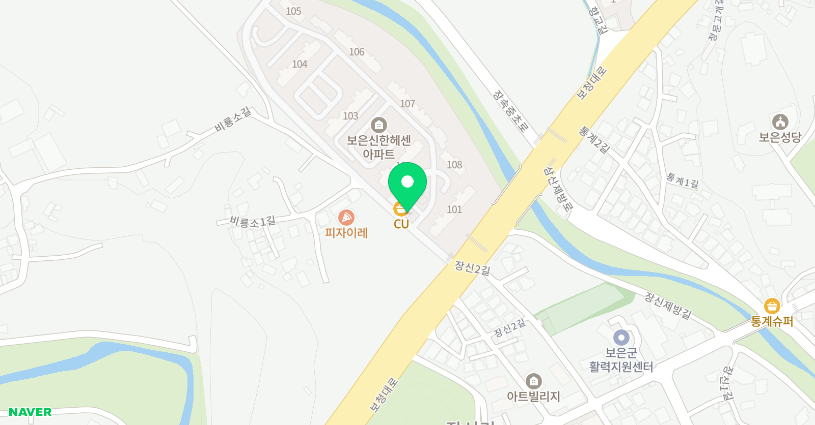 링키영어 보은점 위치