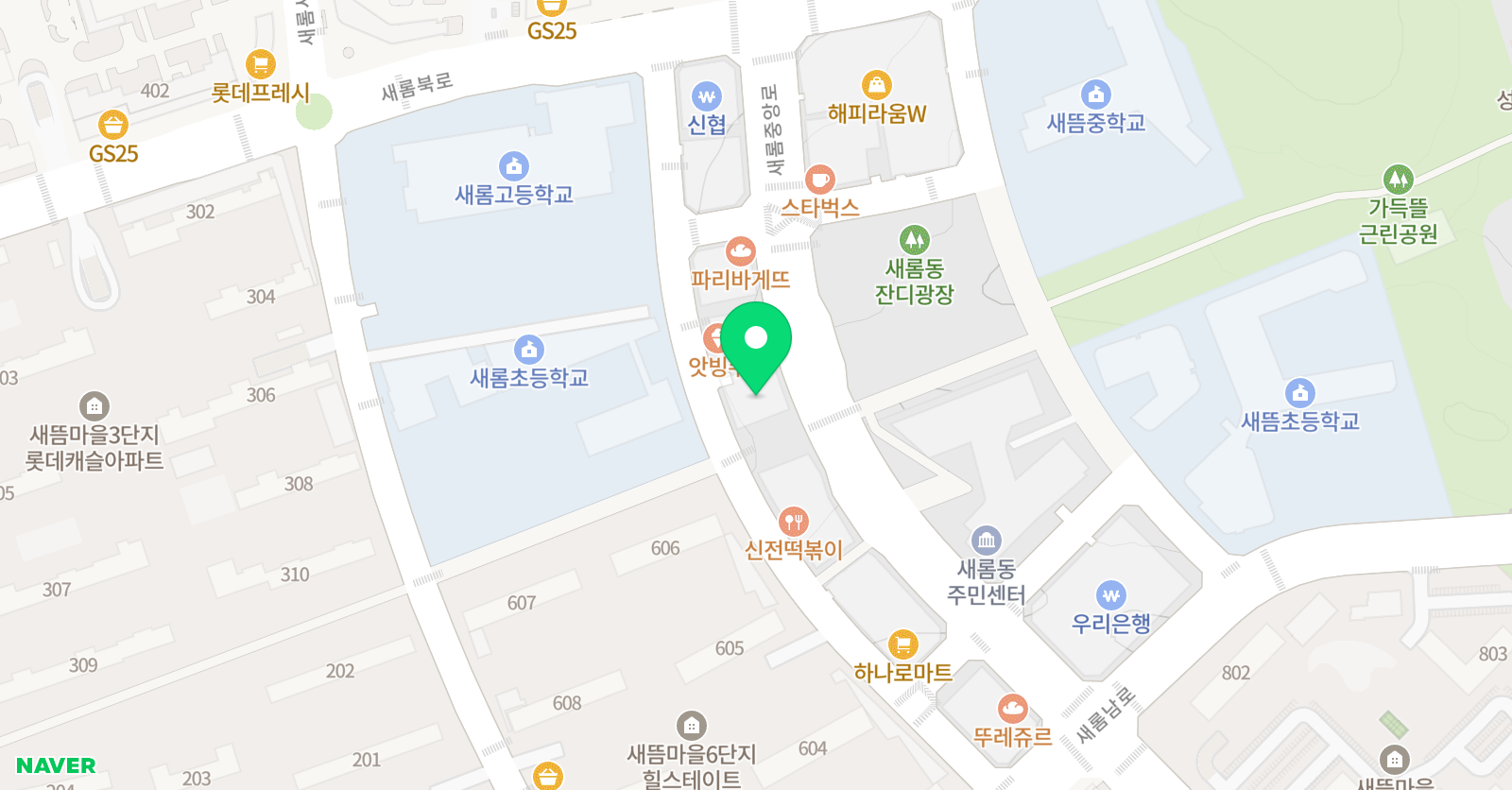쓰리가이즈 수학학원 위치