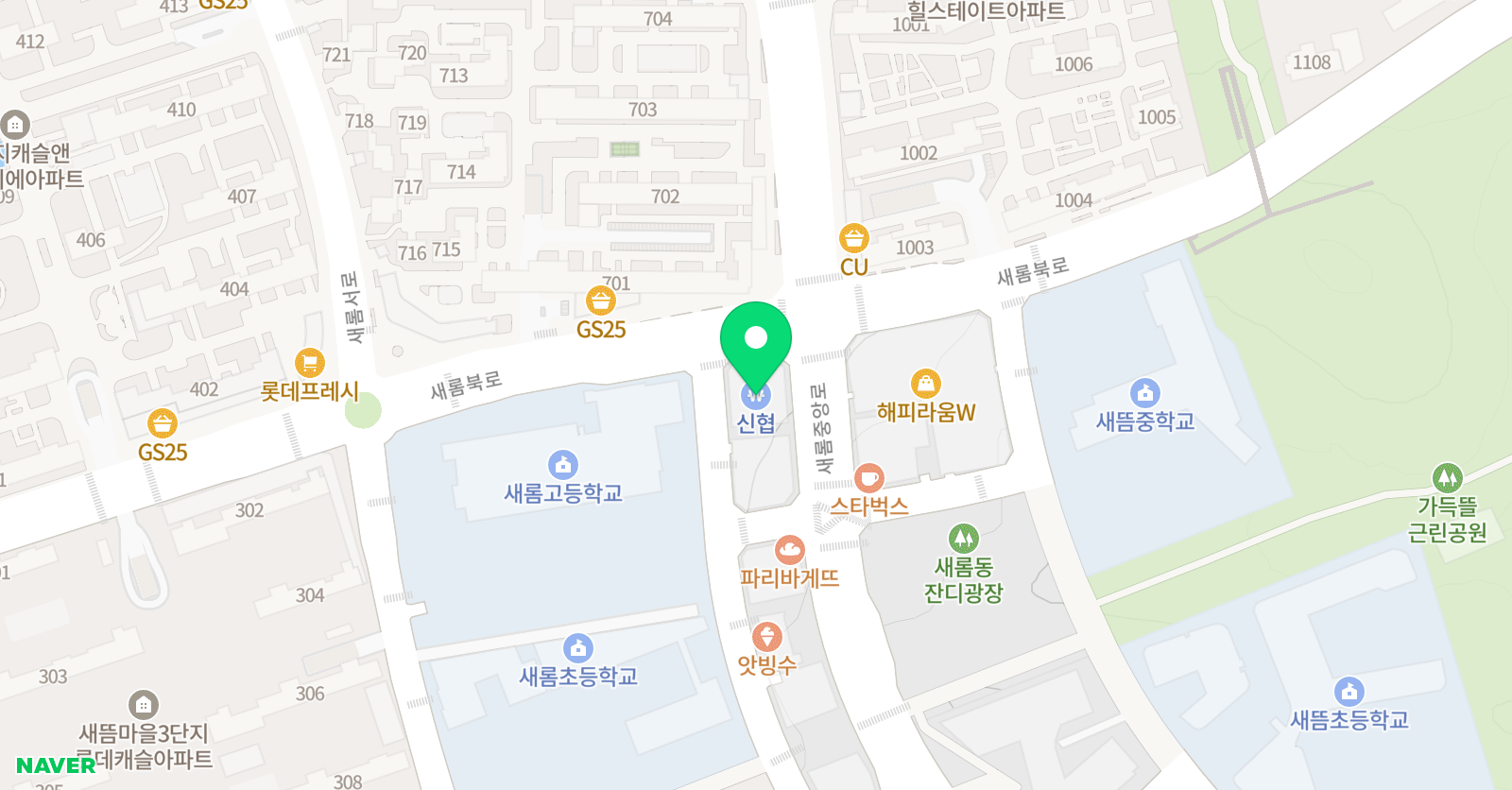 꿈꾸는모짜르트 음악학원 위치