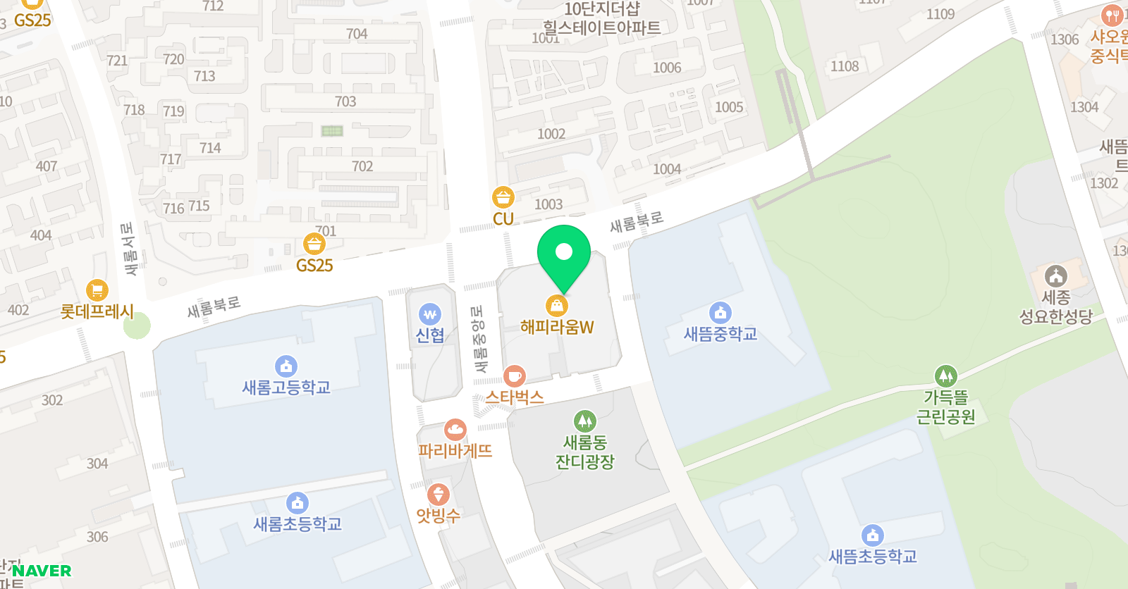 세종루체 음악학원 위치