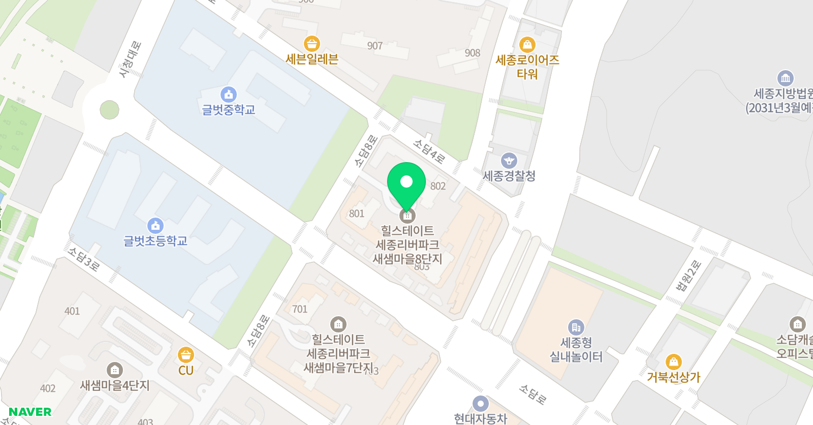 퍼스트클래스 English 위치