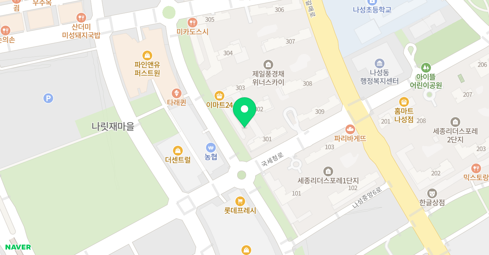 YBM리딩클럽 나성1센터 위치