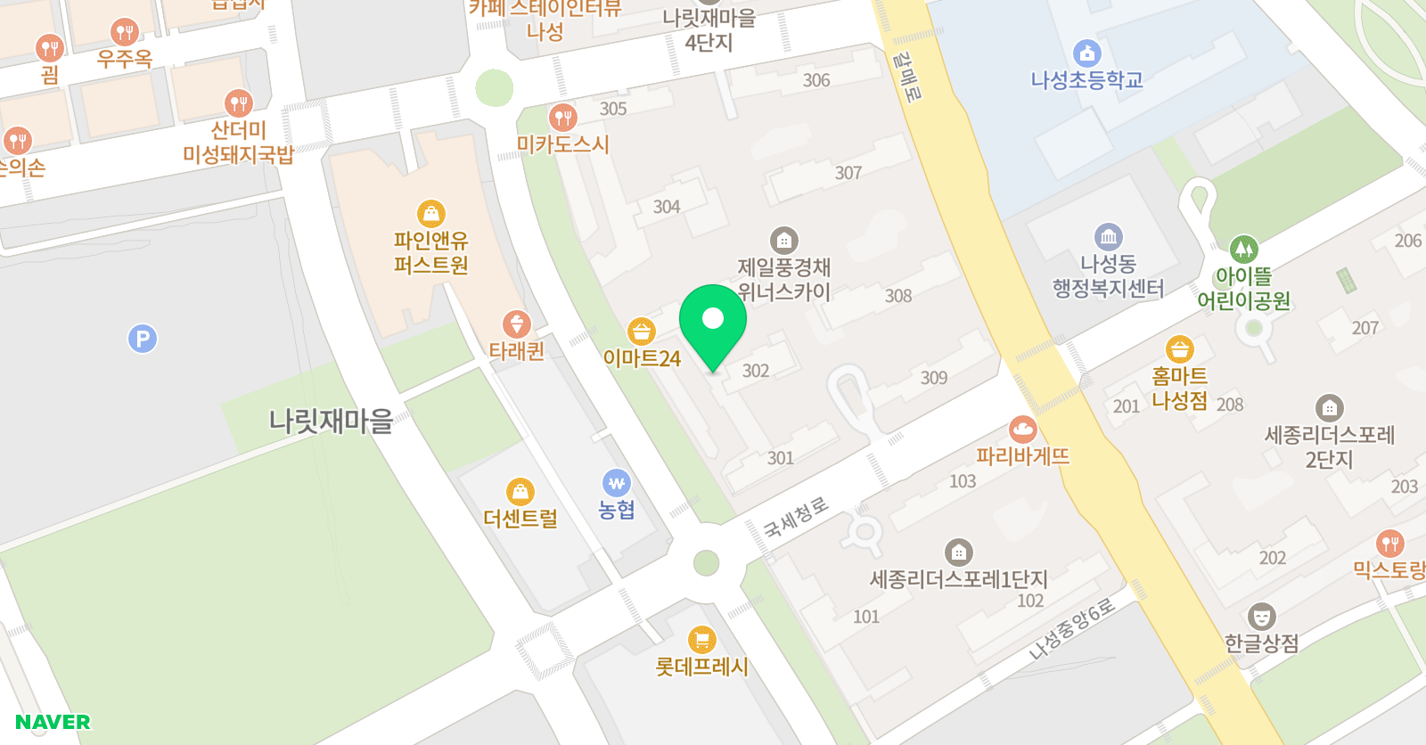 뜻밖에 독서논술 교습소 위치
