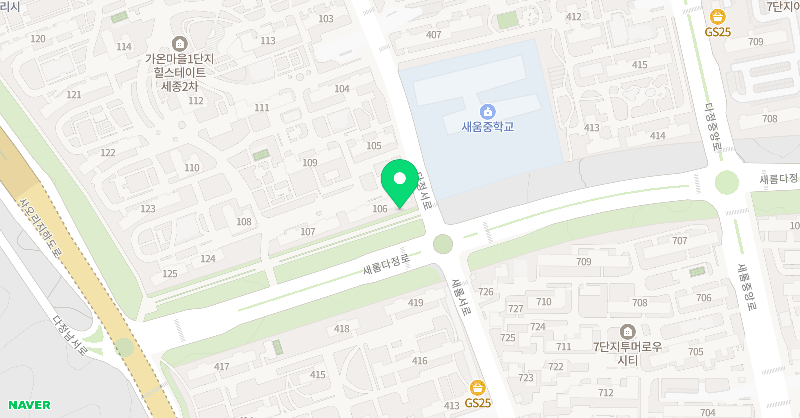 놀작마 이아트 다정한앳홈 위치
