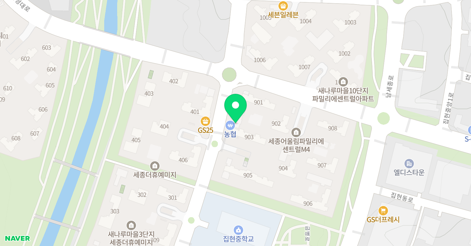 스마트해법영어 세종새나루교실 위치