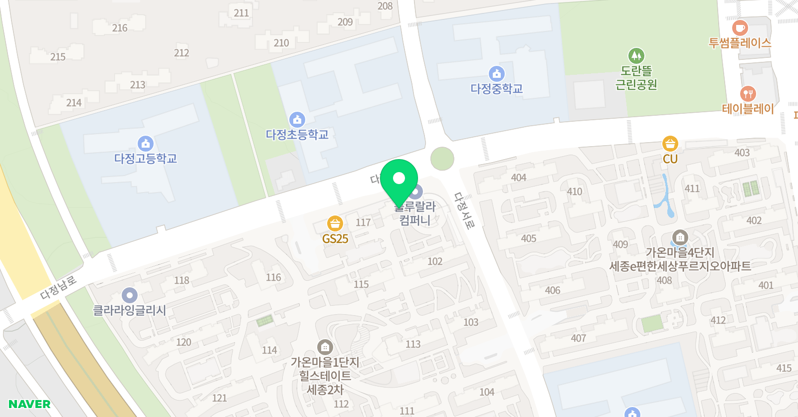 다정 중국어 위치