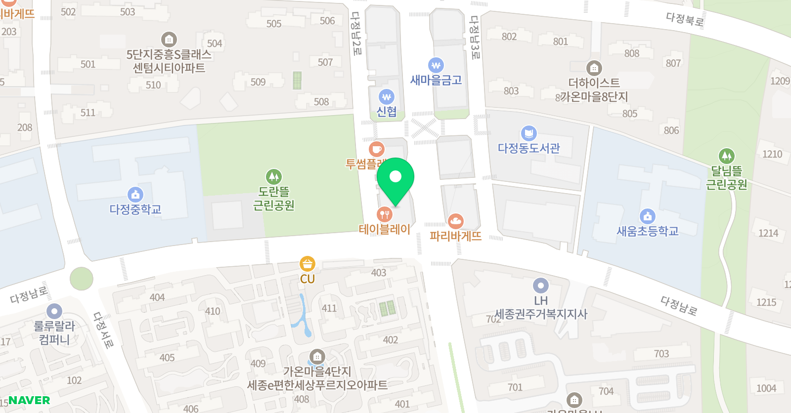 플레이팩토 영재학원 다정센터 위치