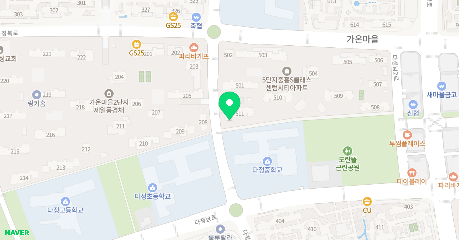 수경쌤 영어 위치