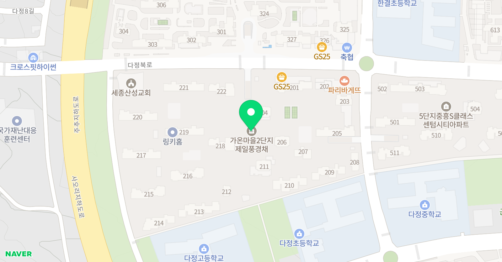 셀파우 등생교실 세종마리교실 위치