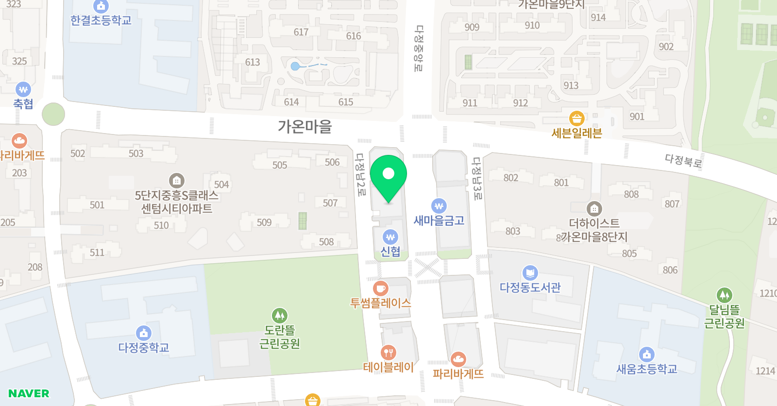 파머스영어 다정캠퍼스 학원 위치