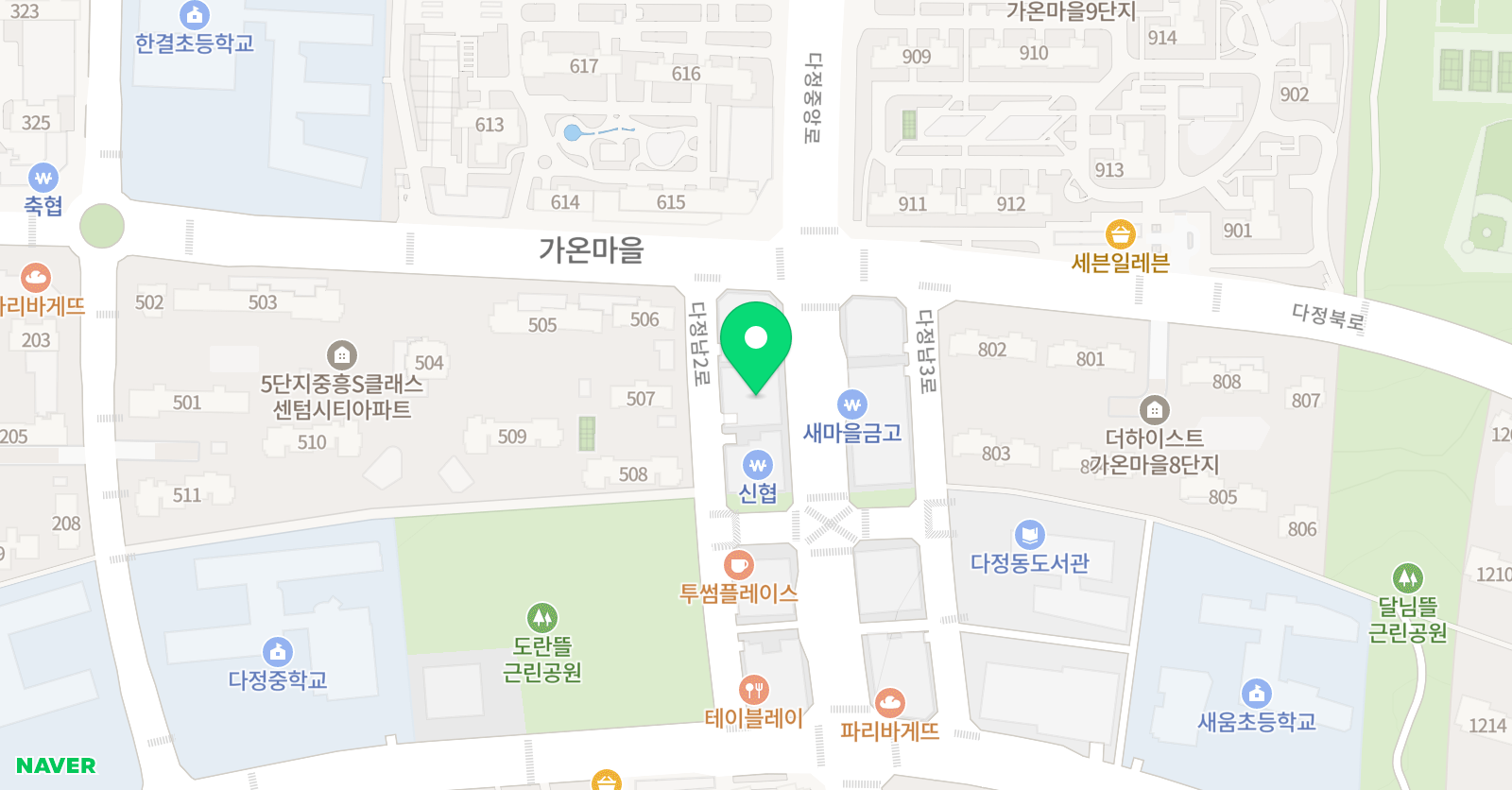 코너스톤 영어학원 위치