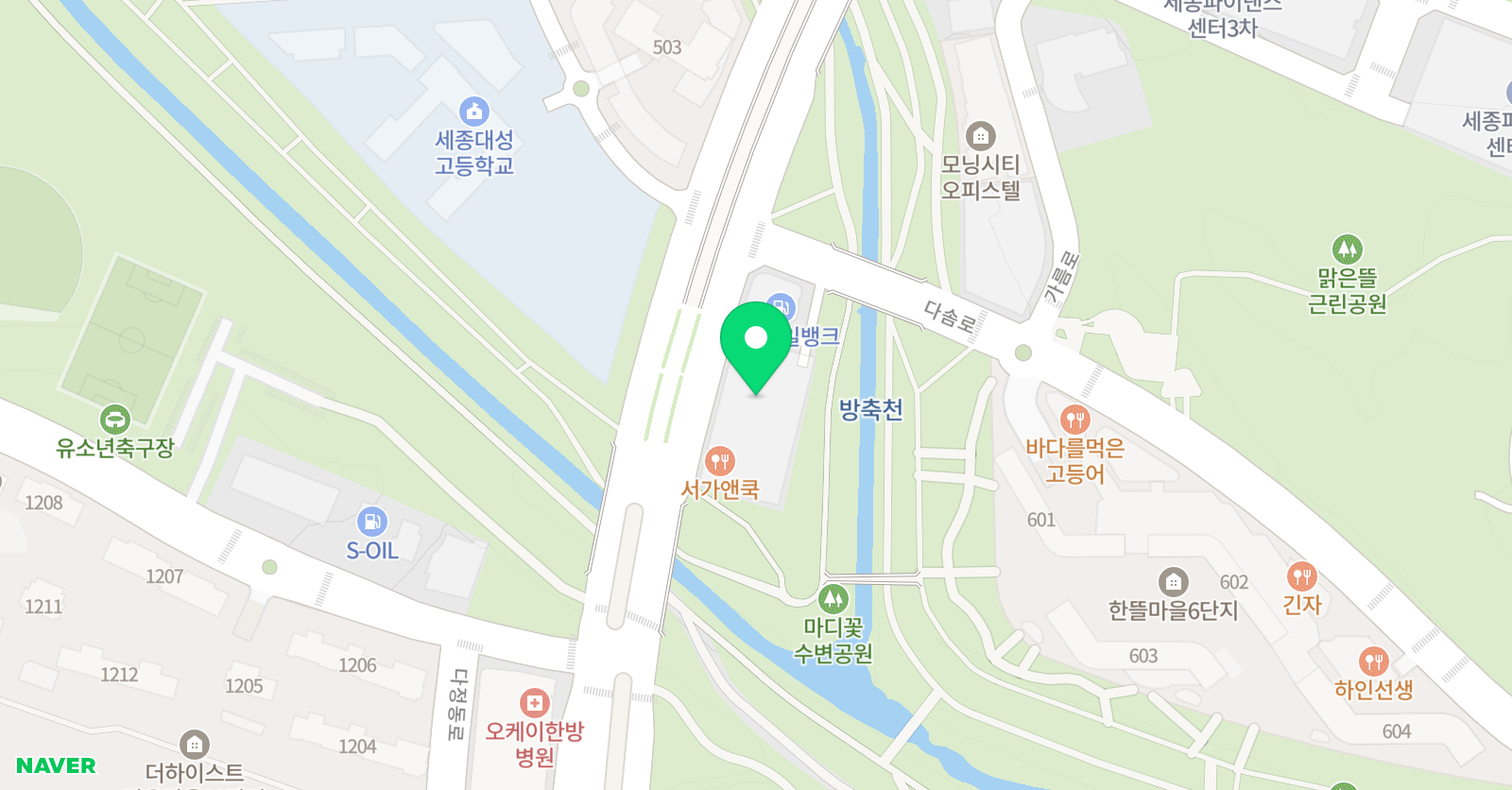 에듀풀키즈스위밍 나성어진점 위치