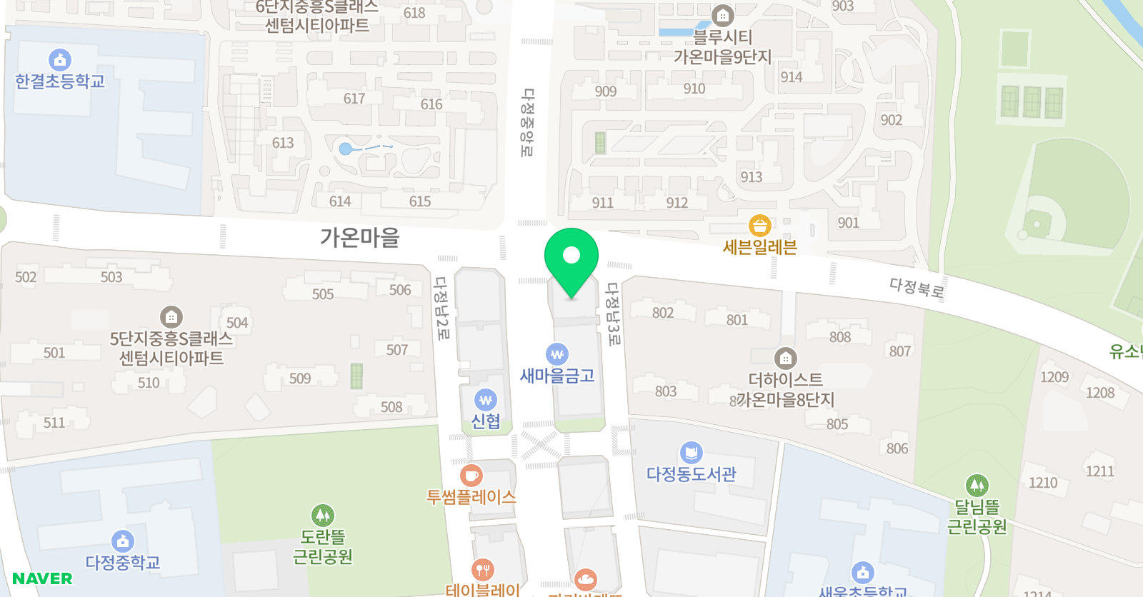 DEAR 도서관 영어교습소 위치