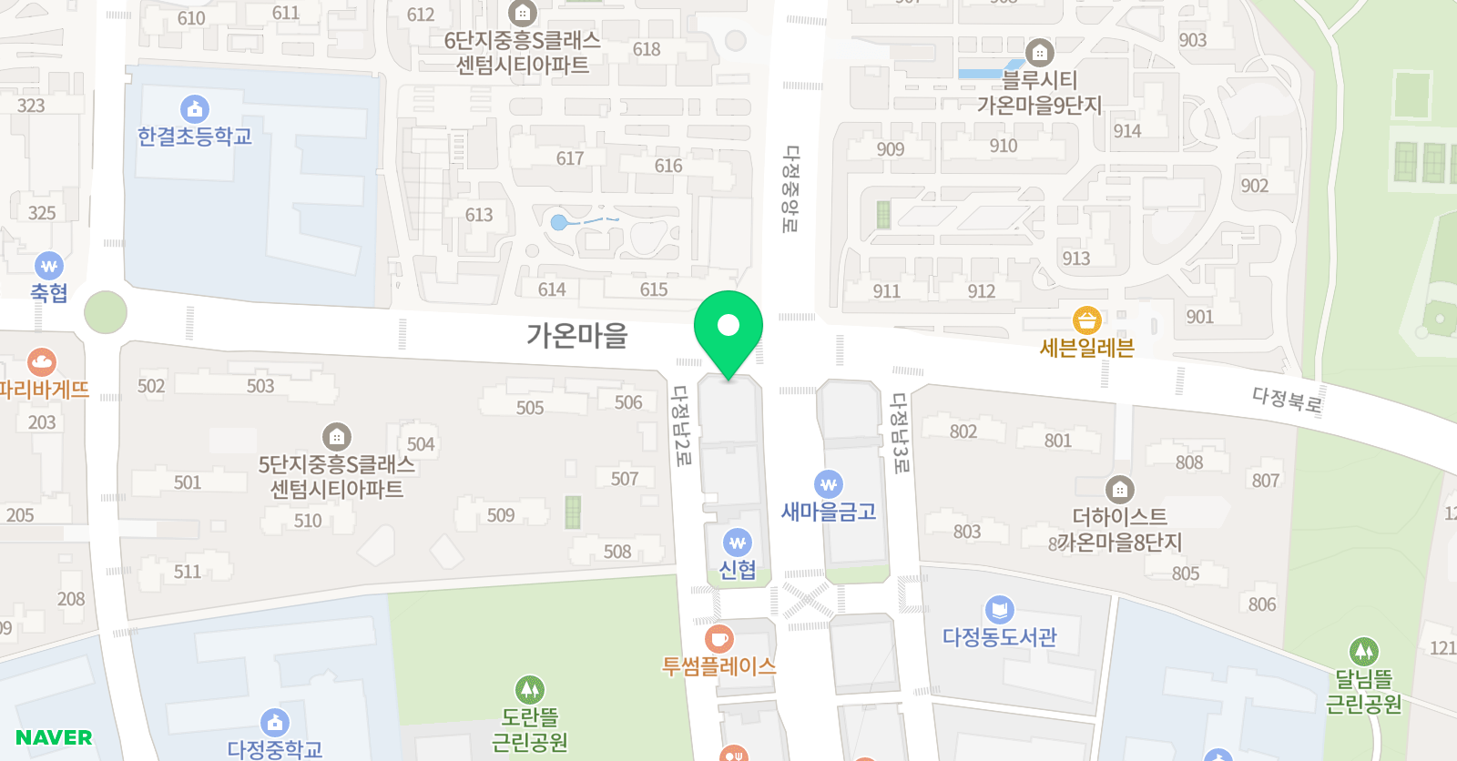 참스터디 학원 위치