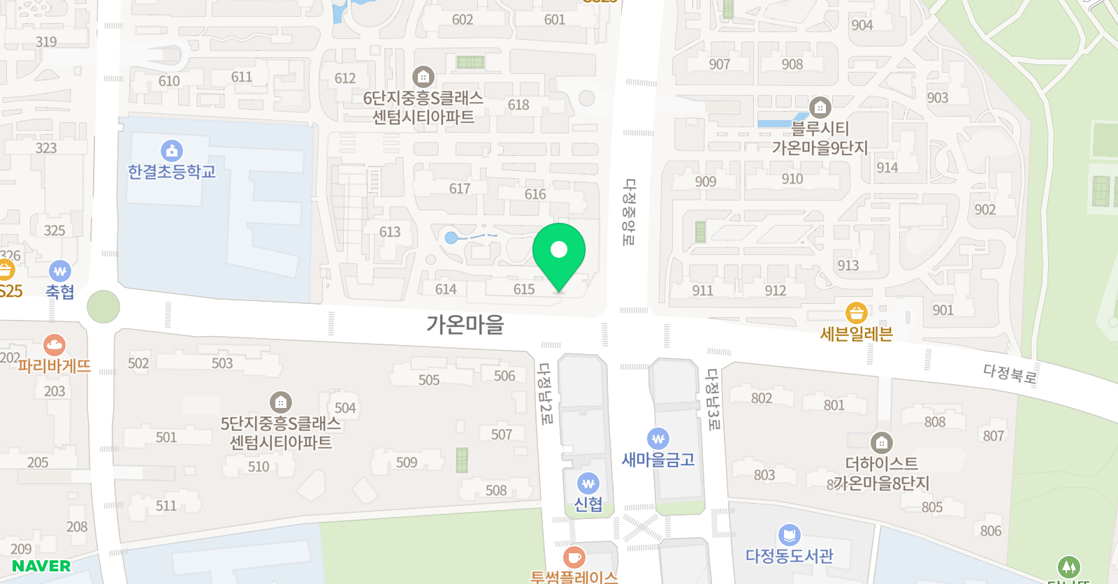 엠베스트SE 세종다정점 위치