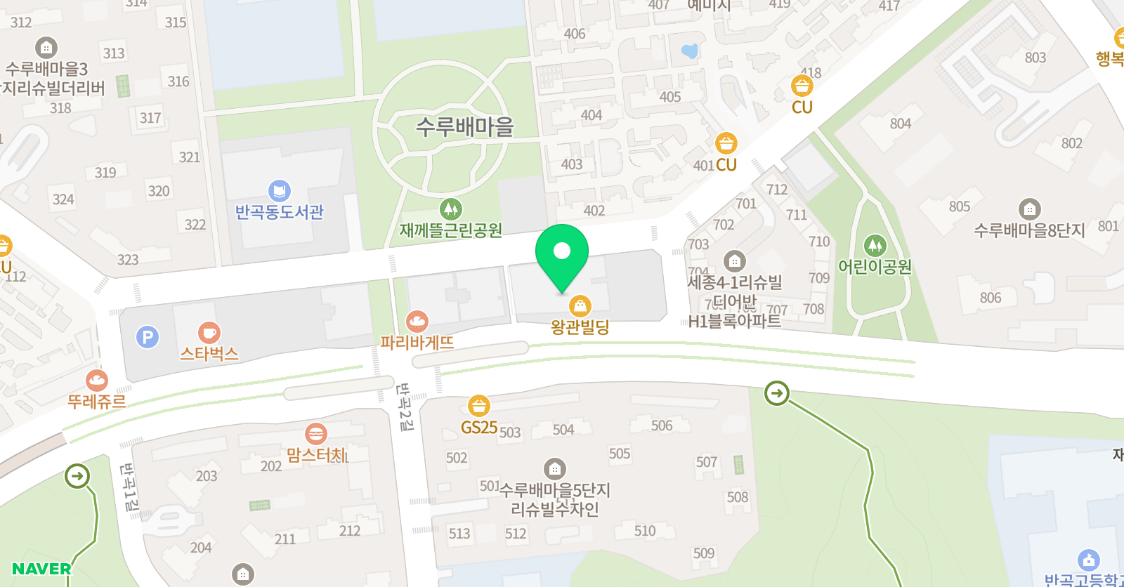 왕관 피아노학원 위치