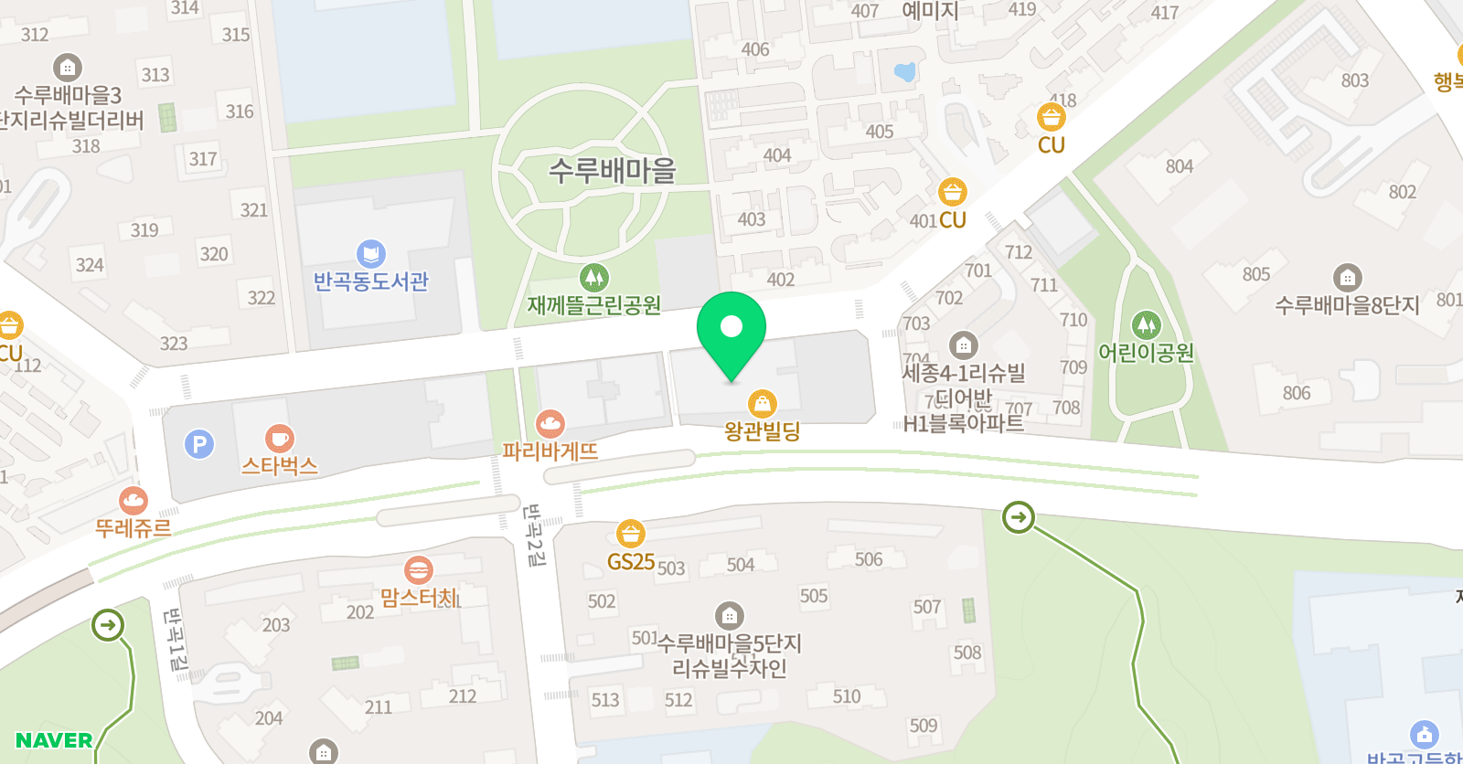 나비독서 반곡센터 위치