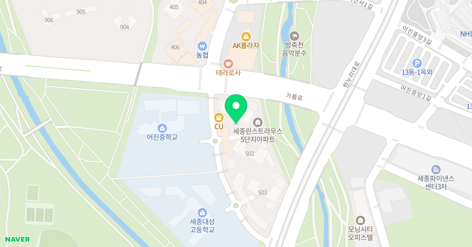 자람 영어학원 위치