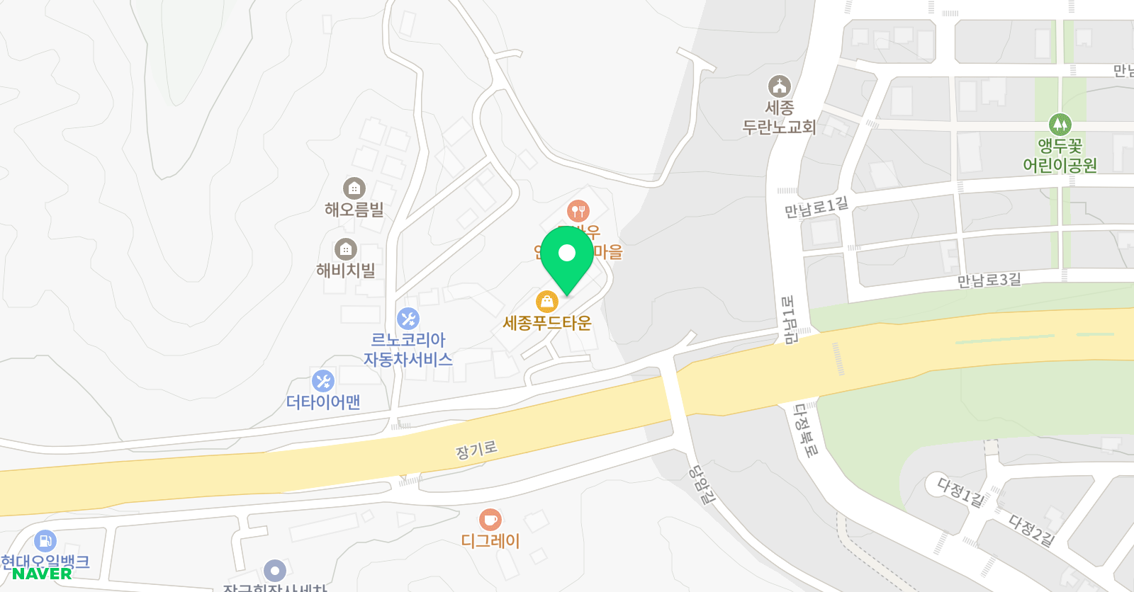 퍼스트세종 FC 위치