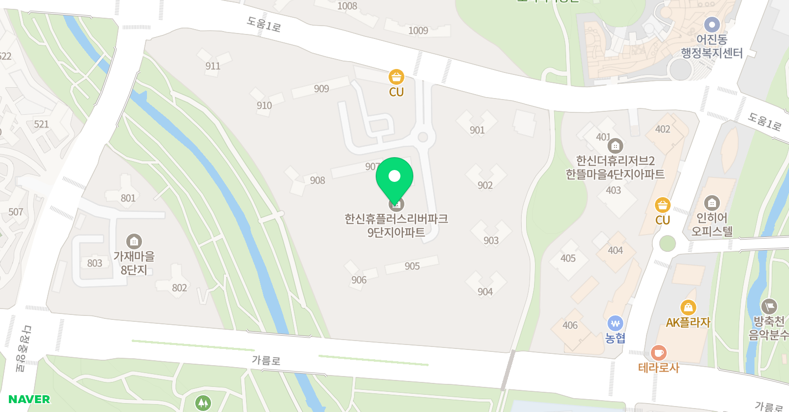 미술교습소 여울아틀리에 위치