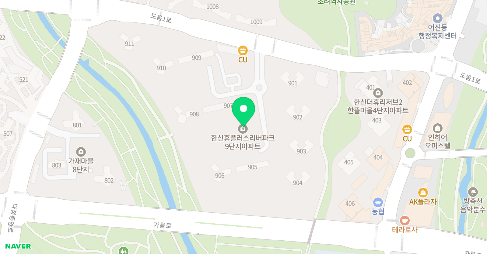 종촌동 베스트원 수학학원 위치