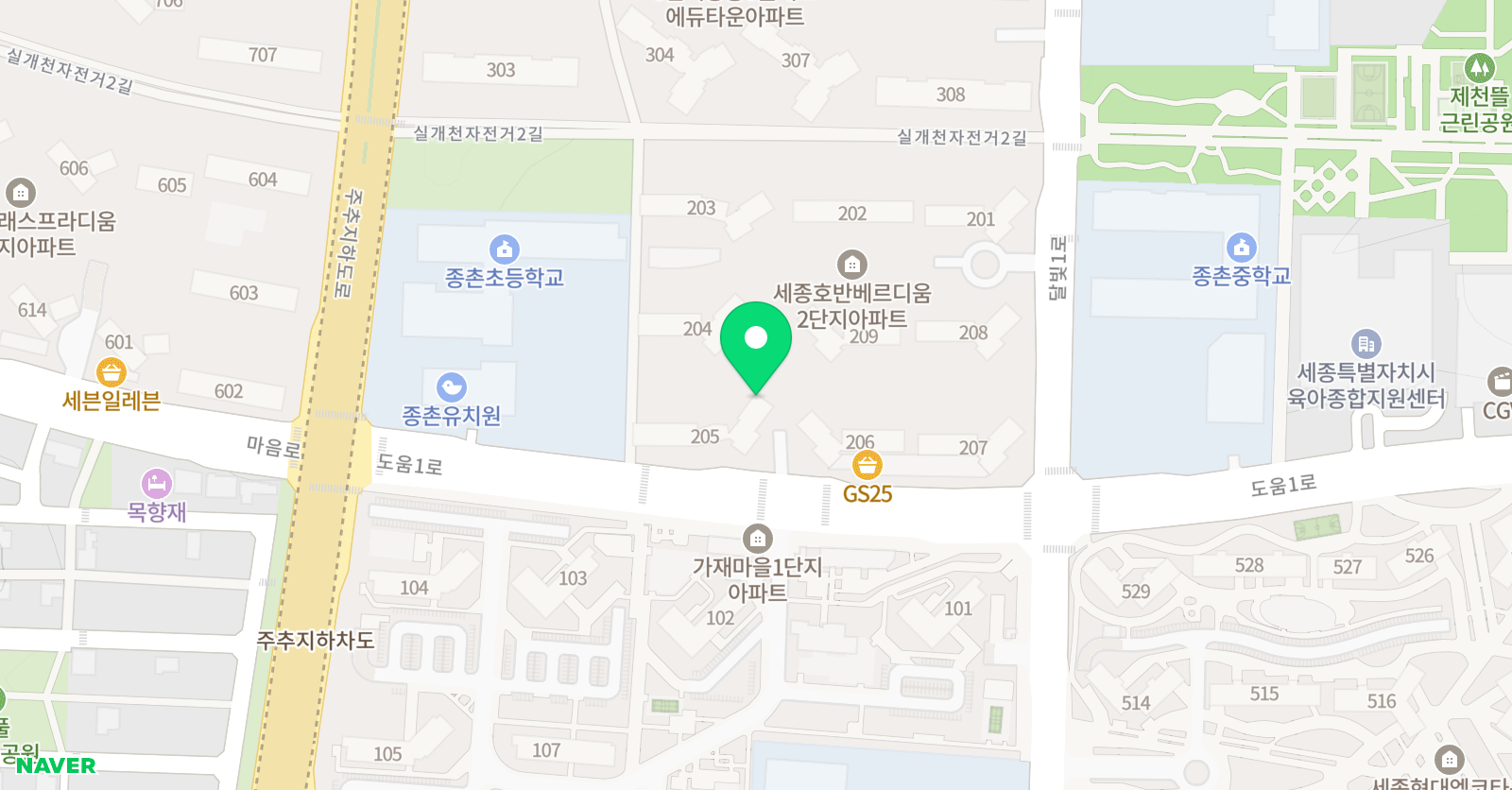 삼성영어 스카이조이샘 교실 위치