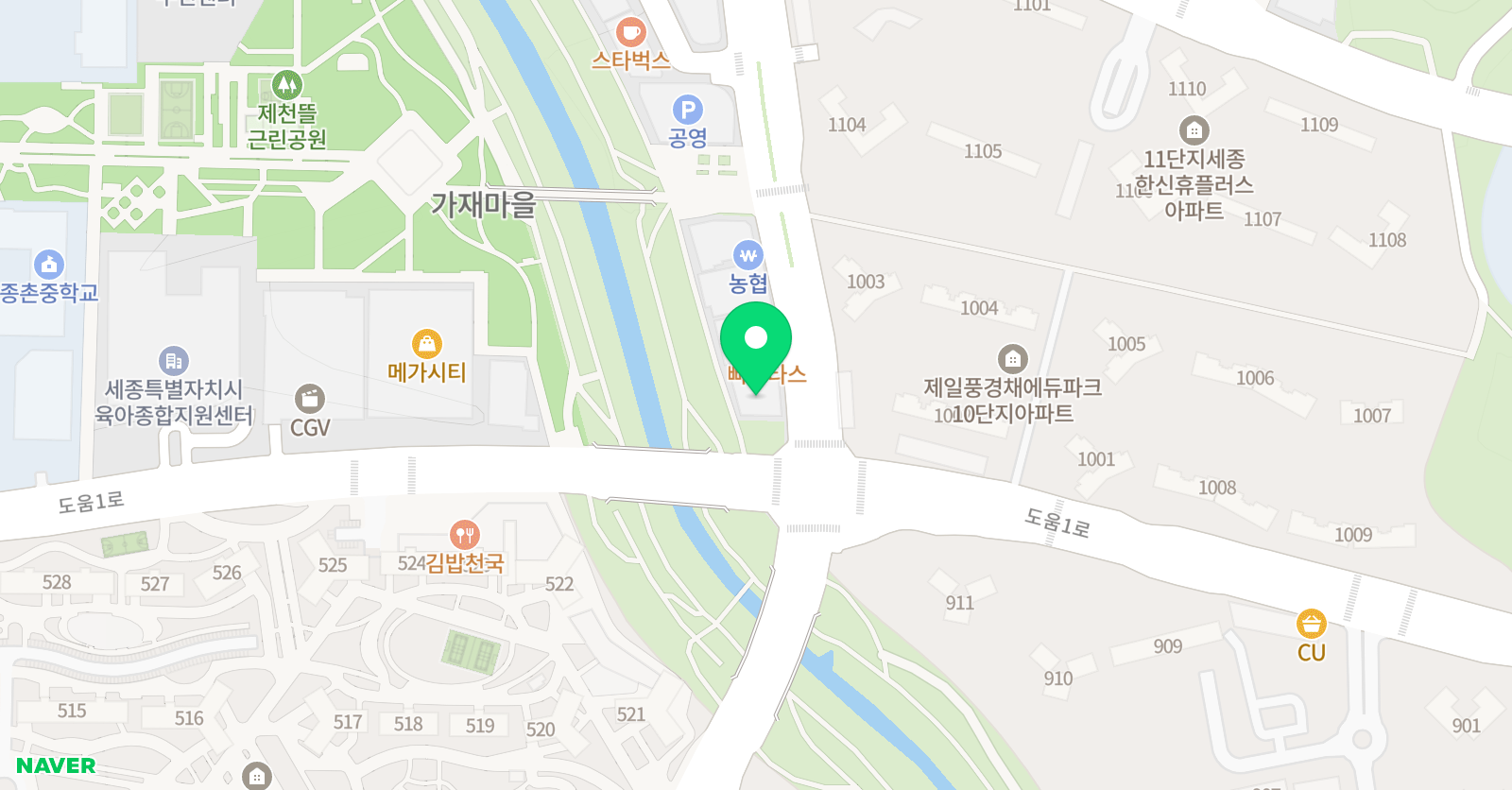 공부의힘 국어논술학원 위치