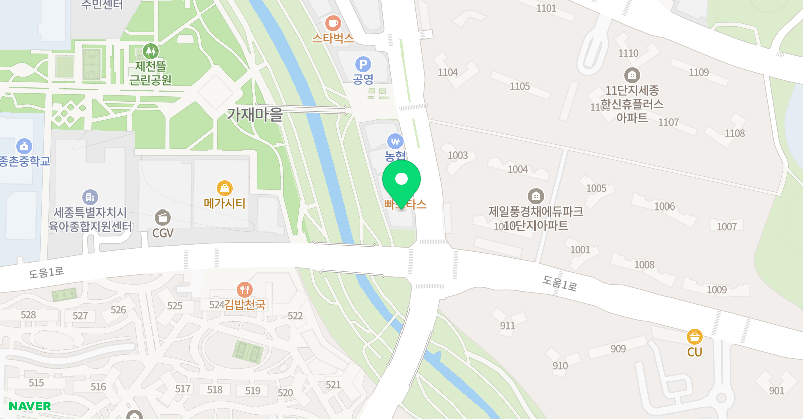 씨투엠 이지수학학원 위치