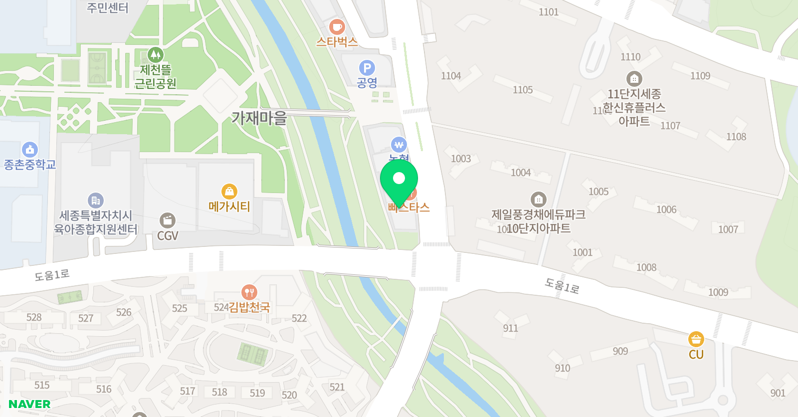 에이블 영어수학학원 위치